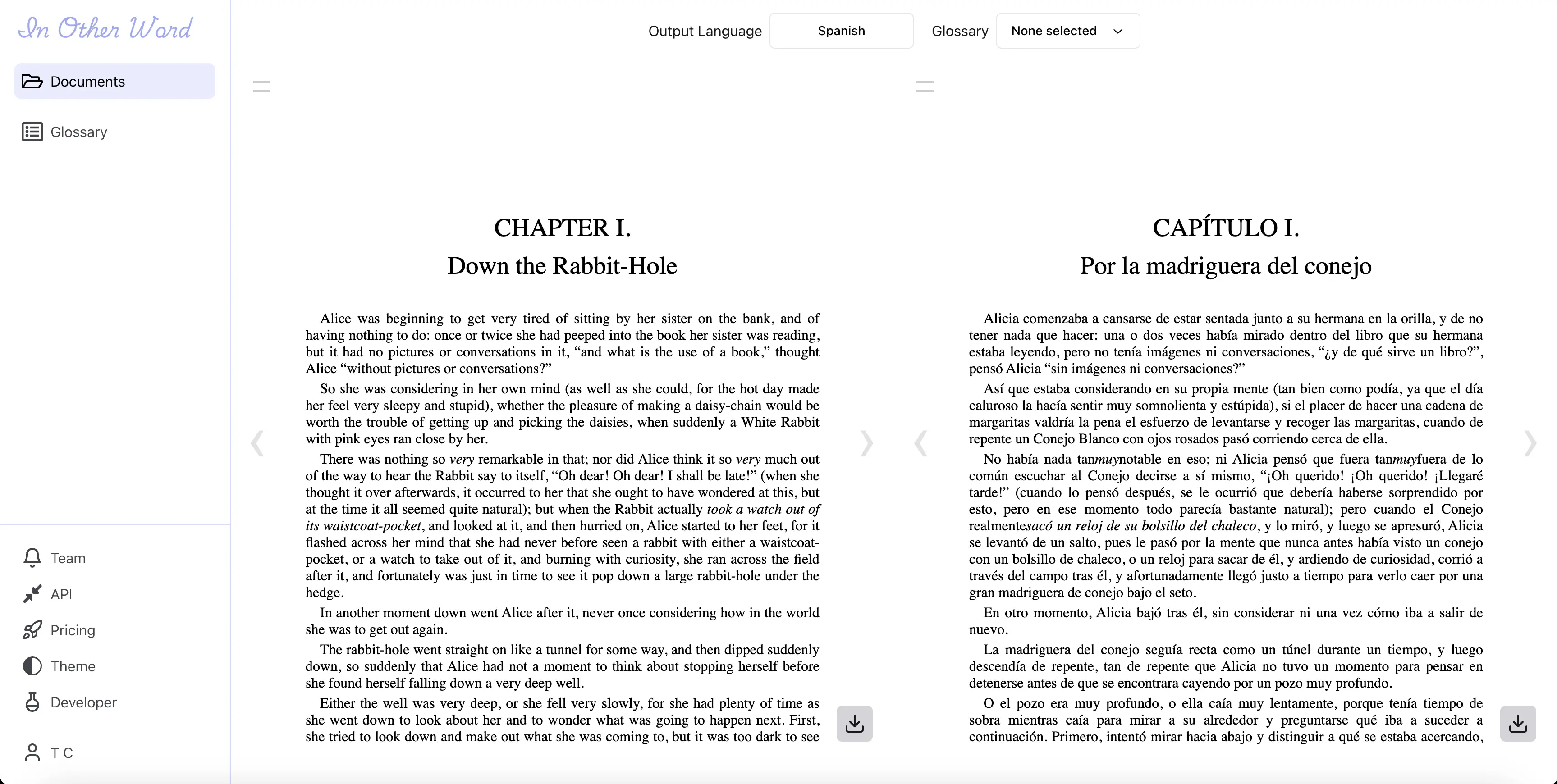 Translated EPUB